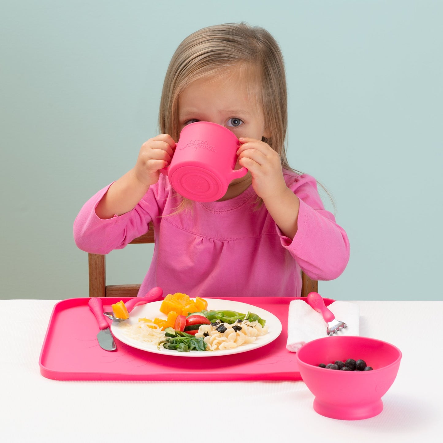 Green Sprouts Learning Cup, Pink, 12 Months+