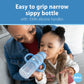 Dr. Brown'S Milestones Narrow Sippy Bottle With 100% Silicone Handles,Easy-Grip Bottle With Soft Sippy Spout,8Oz/250Ml,Bpa Free,