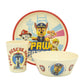 Zak Designs Paw Patrol Dinnerware Set for Kids Includes 8 Plate, 6 Bowl, and 10oz Tumbler, Durable and Sustainable Melamine Bamb