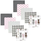 Hudson Baby Unisex Baby Flannel Washcloths, Farm Friends Pink 10Pk, One Size
