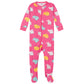 Gerber Baby Girls' 4-Pack Footed Pajamas, Unicorns Cats Pink, 24 Months