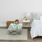Regalo My Cot Pal Extra Long Portable Toddler Bed - Eye Lashes, White, Small Single
