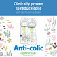 Dr Brownas Natural Flowa Anti-Colic Options+A Wide-Neck Baby Bottle Designer Edition Bottles, Ocean Decos, 9 Oz270 Ml, Level 1 N