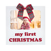 Little Holly First Christmas Ribbon Frame, Babys First Christmas, Baby Holiday Picture Frame, New and Expecting Parents Gift, M