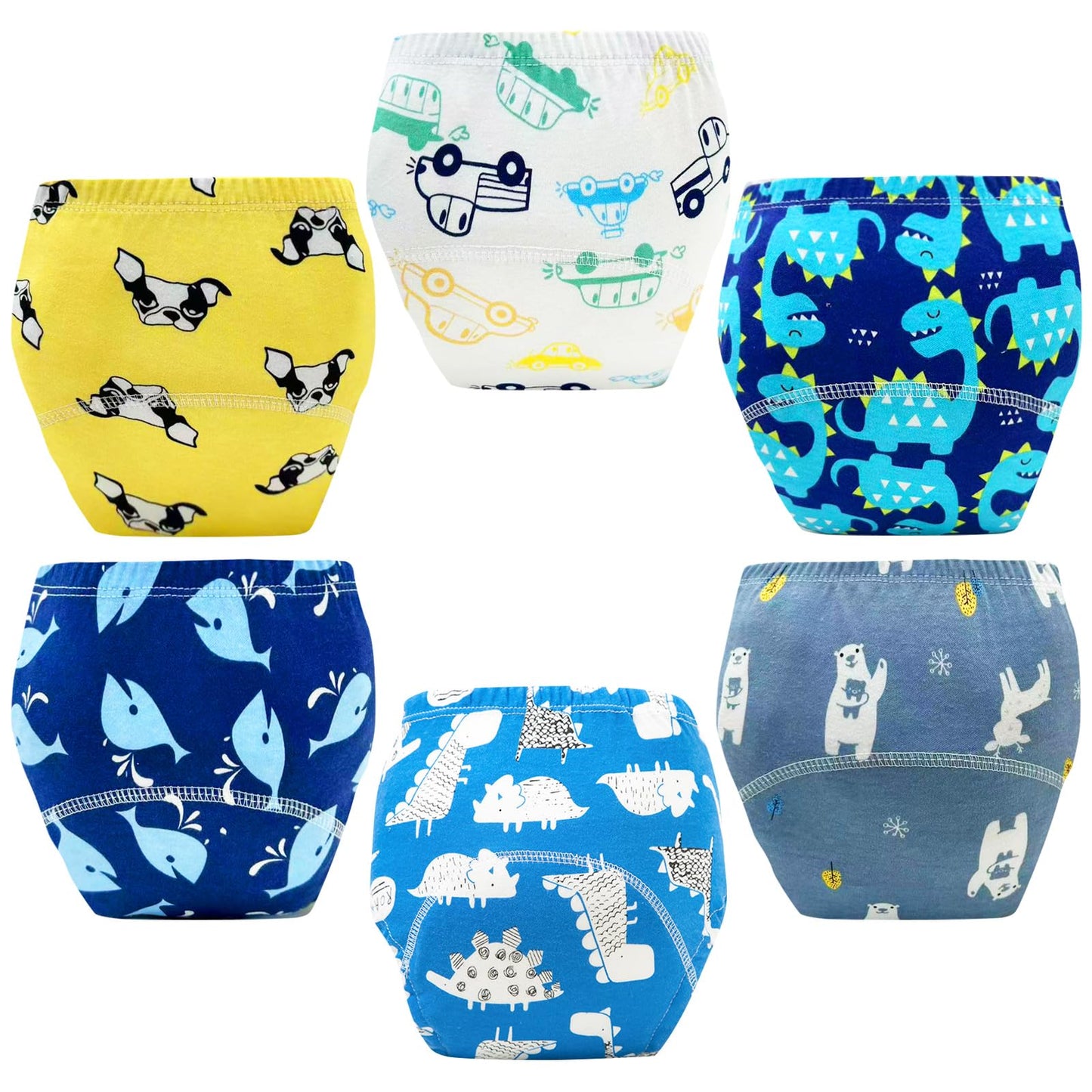 Upairy Training Pants for Girls Boys,Toddler Potty Training Underwear,Leakproof Reusable Kid Confident Panties,Childrens Potty 