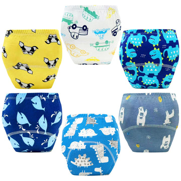 Upairy Training Pants for Girls Boys,Toddler Potty Training Underwear,Leakproof Reusable Kid Confident Panties,Childrens Potty 