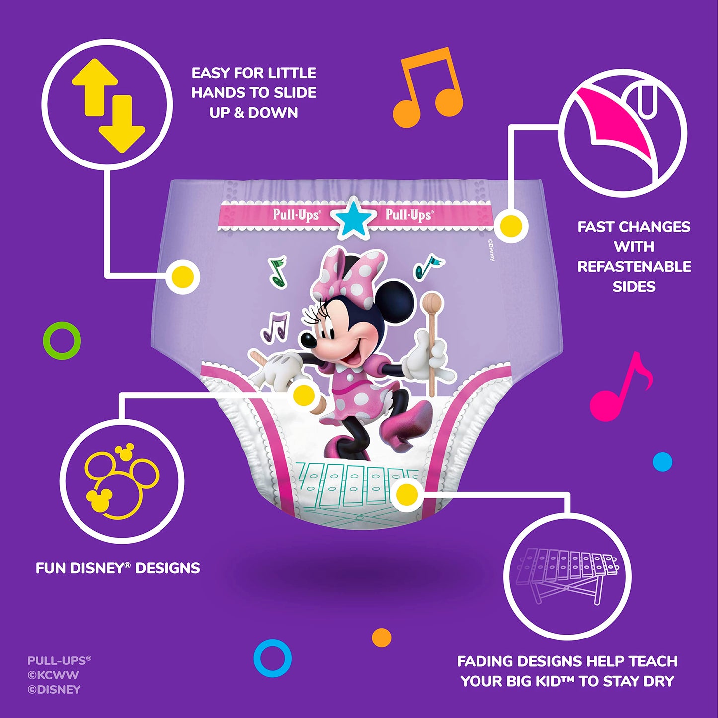 Pull-Ups Girls' Potty Training Pants, Size 4, 2T-3T, 23 Ct