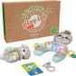 Fisher-Price Baby Play Kit Lets Try Tummy Time Gift Set, Developmental Toys with Activity Guide for Infants Ages 3+ Months