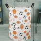 KUNRO Large Sized Round Storage Basket Waterproof Coating Organizer Bin Laundry Hamper for Nursery Clothes Toys (Balls)