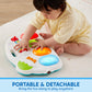 Syncfun Baby Play Mat, Tummy Time Mat Toys, Baby Musical Learning Toys 0-6 Months, Adorable Animal-Themed Play Gym With Piano Pa