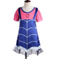 Dressy Daisy Toddler Girls Dress Up Boo-Tiful Halloween Costume Fancy Party Vampire Outfit Set with Headband Wings Size 2T to 3T