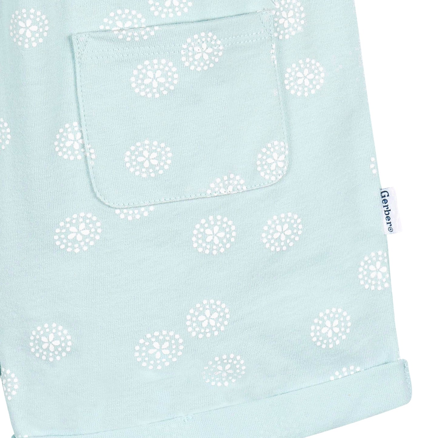 Gerber Baby Girls Toddler 2-Pack Sleeveless Romper Jumpsuit, Light Grey And Sand Dollars, 18 Months