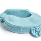 My Brest Friend Deluxe Nursing Pillow Slipcover Sleeve | Great For Breastfeeding Moms | Pillow Not Included, Aqua