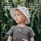 Jan & Jul Beach Toddler Bucket Hat With Sun Protection 100% Cotton (M: 6-24 Months, Navy)