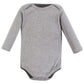 Hudson Baby Unisex Baby Cotton Long-Sleeve Bodysuits, Into The Woods Prints 3-Pack, Preemie