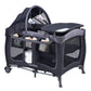 Pamo Babe Baby Playard with Canopy, Portable Crib with Changing Table