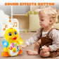JOYIN Baby Toys Duck, Infant Musical Toys 18+ Months, Tummy Time Toys with Music & Lights, Light Up Learning Toys, Dancing Crawl