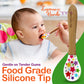 Nutrichef Bamboo Baby Feeding Bowl - Wooden Infant Toddler Dish And Spoon Set W/Silicone Suction Base For Stay Put Eating, For C