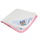 CATCUB Ultra Soft Cotton Jacquard Baby Hooded Towel Combo  Pack of 2 (Pink, White)