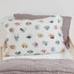 Little Unicorn Standard Pillowcase 2 Pack | Super Soft & Breathable Muslin Fabric | Snug Envelope Closure (Watercolor Critters)