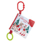 KIDS PREFERRED Rudolph The Red-Nosed Reindeer On The Go Teether Book, Soft Crinkle, Mirror, Christmas Holiday Toy, Boys & Girls 