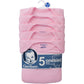 Gerber Baby 5-Pack Solid Onesies Bodysuits, Pink, 24 Months