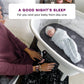 4moms MamaRoo Sleep Bassinet, Supports Babys Sleep with Adjustable Features - 5 Motions, 5 Speeds, 4 Soothing Sounds and 2 Heig