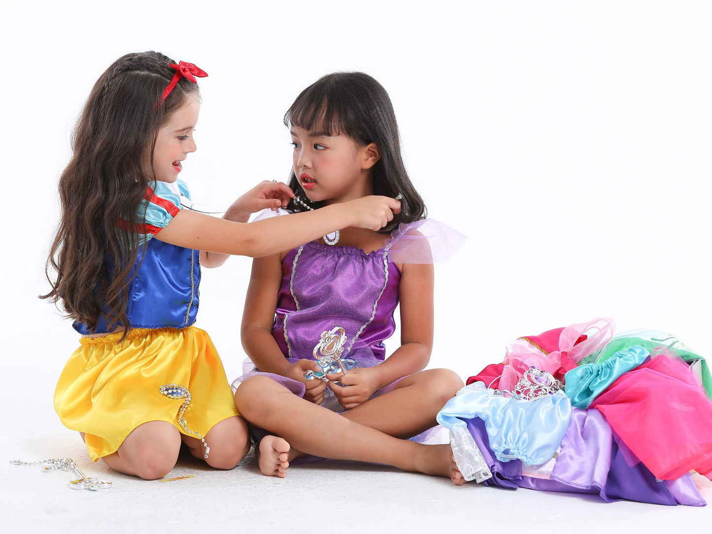 Vgofun Princess Dresses For Girls - Dress Up Clothes For Toddler Girl Pretend Play Gift For 3-6 Year Halloween Christmas Birthda