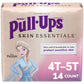 Pull-Ups Girls Skin Essentials Potty Training Pants, Training Underwear, 4T-5T (38-50 lbs), 14 Ct