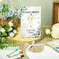 Panitay 100 Pcs Diy Baby Bibs Decorating Kit 50 White Bibs 25 Stencils 24 Fabric Markers 1 Baby Shower Game Sign(Leaf)