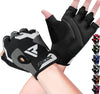 Rdx Weight Lifting Gloves Gym Fitness Workout, Anti Slip Padded Palm Protection Elasticated Strength Training Equipment Men Wome