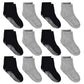 Tphon Toddler Socks, Kids Grip Socks 12 Pairs Non Slip Boys Sock For 5-7 Years Infants Baby Children