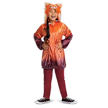 Mei Panda Costume For Kids, Official Disney Turning Red Costume, Child Size Small (4-6X)