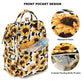 Cow Print Diaper Bag Backpack For Baby Girls Boys, Large Capacity Multifunction Waterproof Maternity Mom Nappy Bags With Strolle
