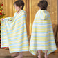 Voova & Movas Toddler Towels For Boys - 100% Cotton (3-10Years) - Quick Dry Absorbent Lightweigh Hooded Wrap Towel For Pool | Sw