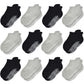 Tphon Non Slip Toddler Socks 12 Pairs Infant Baby Kids Grip Socks For Boy Girls Anti Skid Ankle Socks For 1-3 Year Children