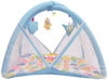 Toddylon Baby Play Gym New Born Baby Bedding|Mat with Hanging Toys|Mattress with Mosquito Net|Cotton Playing Mat|Playmats & Floo
