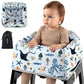 Mamatepe Baby High Chair Cover with Strap Pads & 2-Point Harness - Machine Washable, Waterproof, Portable for Restaurant/Travel/