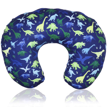 Dinosaur Nursing Pillow Cover, Breastfeeding Pillow Slipcover for Baby Boys & Girls, Nursing Pillow Case for Newborn, Soft Fabri
