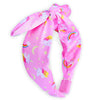 Frog Sac Unicorn Headband For Girls, Bow Knot Headbands For Kids, Cute Rainbow Knotted Hair Bands For Children, Comfortable Litt