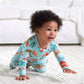 Gerber Unisex Baby Toddler Buttery Soft Snug Fit Footed Pajamas With Viscose Made From Eucalyptus, Dino, 6-9 Months
