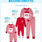 The Children'S Place Baby Girls Family Matching Christmas Holiday Sets, Snug Fit 100% Cotton, Pajama Set, Santa Stripe, 0-3 Mont