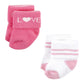 Hudson Baby Baby Girls Cotton Rich Newborn And Terry Socks, Bear Girl 12-Pack, 0-6 Months Us