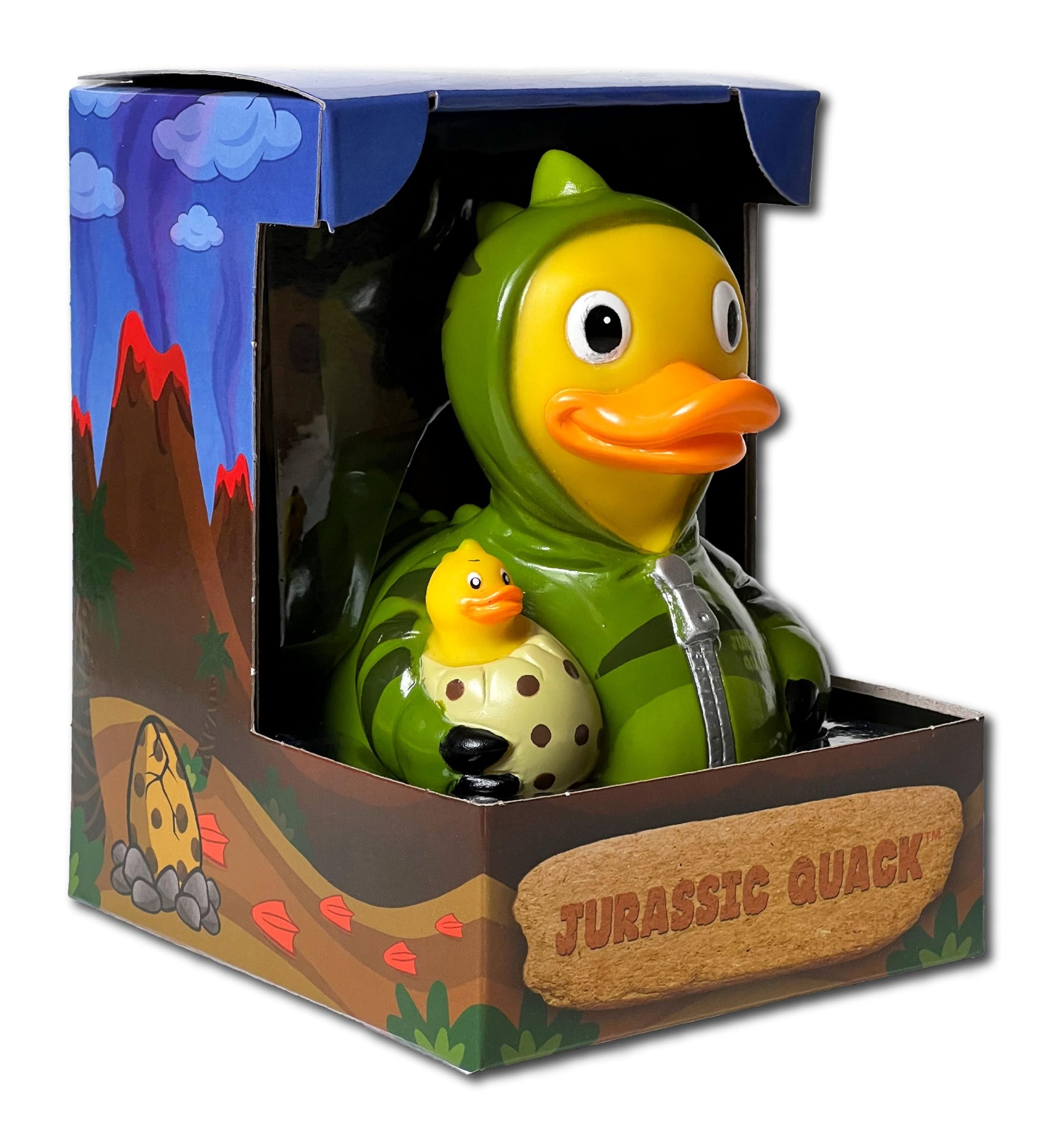 CelebriDucks - Jurassic Quack - Floating Rubber Ducks - Collectible Bath Toy Gift for Kids & Adults of All Ages