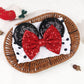 Bbgifts 1Pc Mouse Ears Headband Baby Girl Headwrap, Toddler Kids Party Halloween Christamas Supplies (Red White Dot)