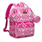 Wrangler Aztec Backpack Multifunction Baby Travel Bag with Changing Pad, Stroller Straps and Pacifier Case WG2204-91103PK
