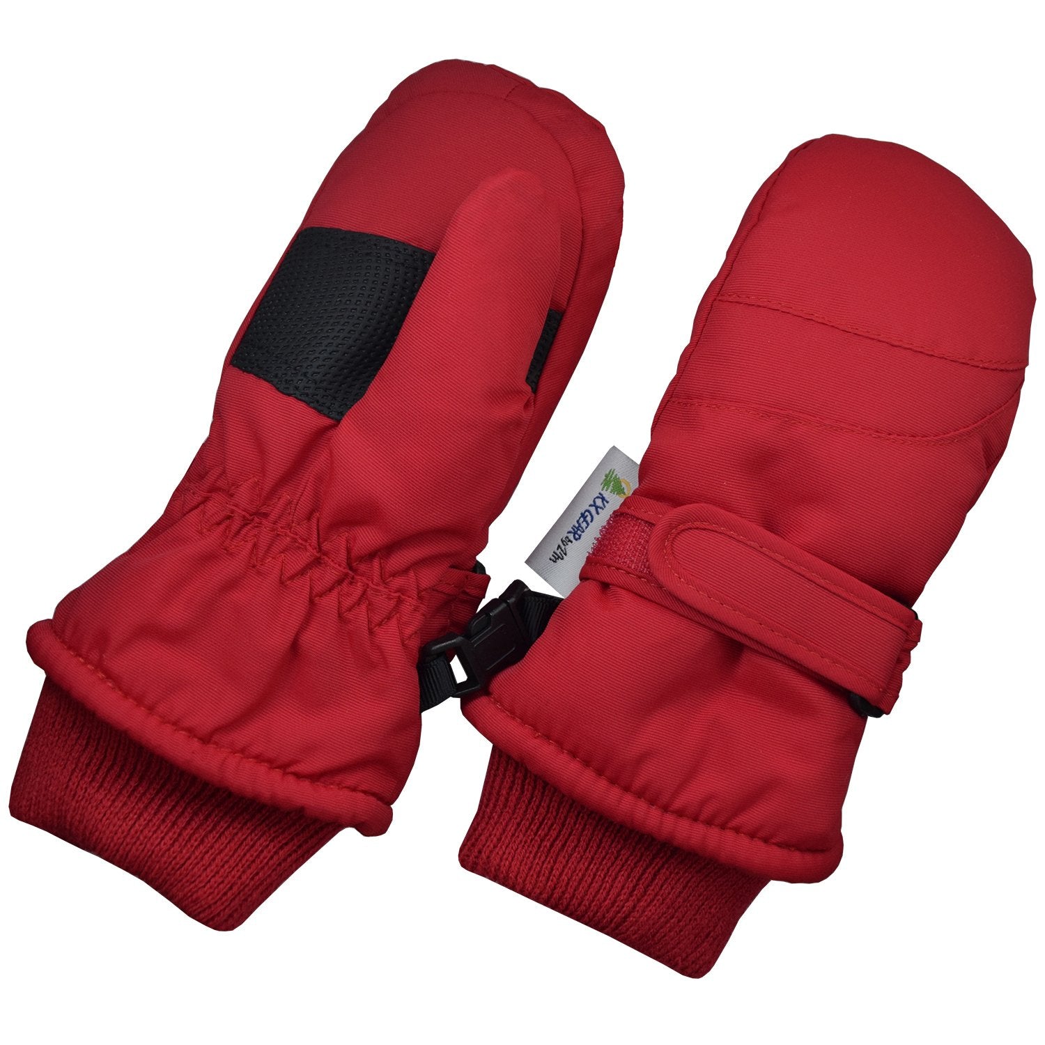 Children Toddlers And Baby Mittens Made With Thinsulate And Fleece - Winter Waterproof Gloves - Kx Gear By Zelda Matilda, Red, 2