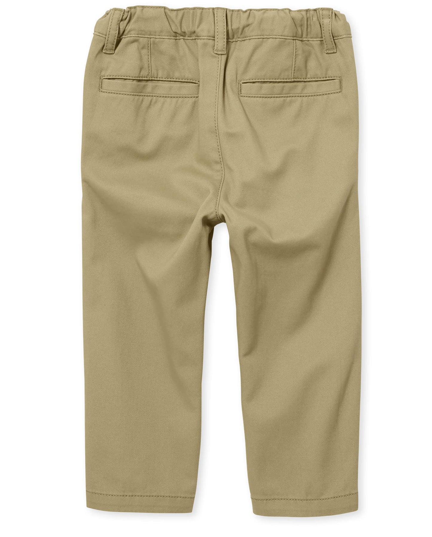 The Children'S Place Baby Boys The Children'S Place And Toddler Stretch Chino Pants, Flax 2 Pack, 9-12 Months Us