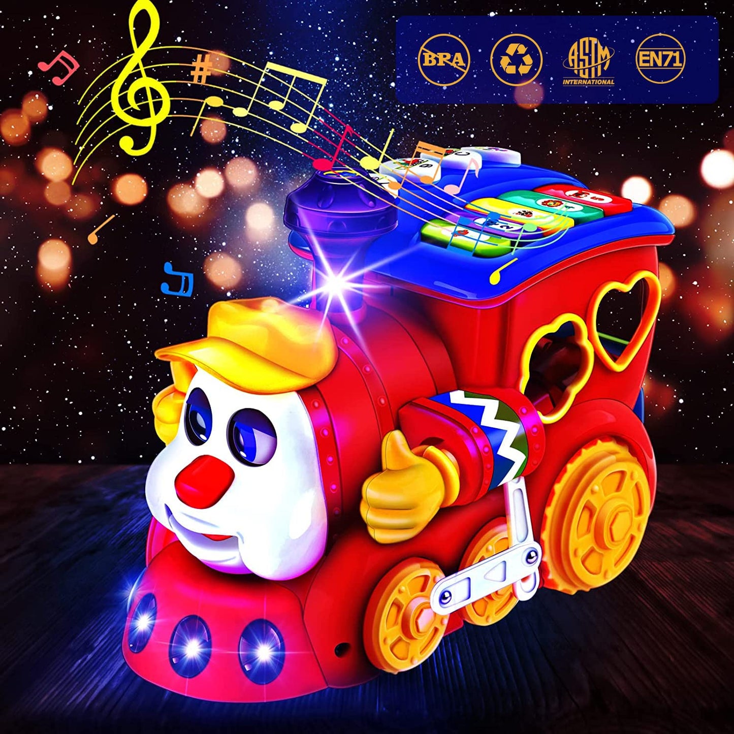 Baby Toys for 1 Year Old Boy Girl Gift Musical Train Baby Toys 6-12 12-18 Months,Early Educational Learning Montessori Kids Toys
