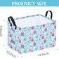 Huayee Rectangle Easter Basket Storage Bin Eggs Gift Basket Laundry Hamper Storage Basket Fabric Material Organization Basket To